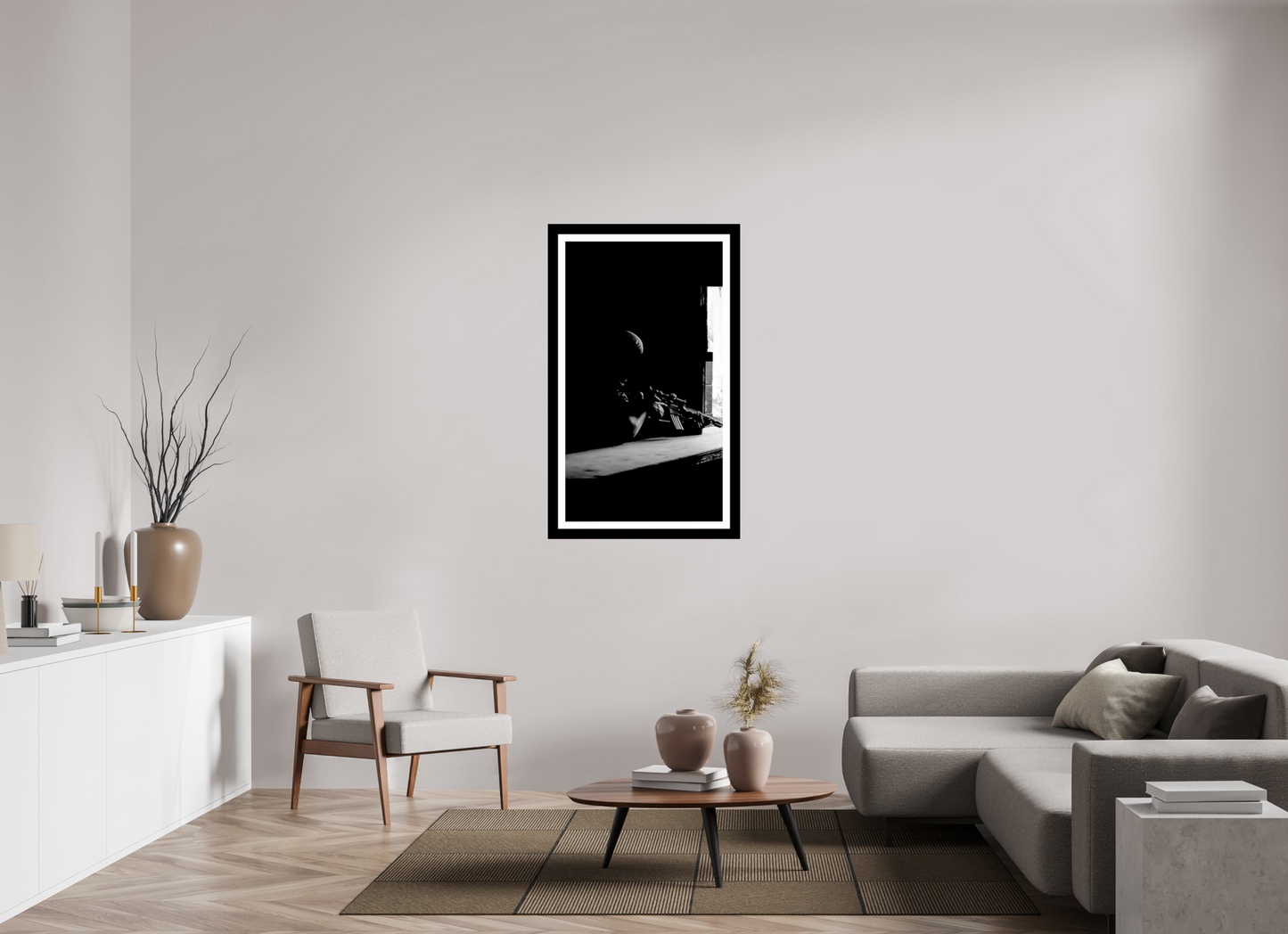 31 x 50.7″, Photo Print On Fuji Crystal DP II Mortality beats a heavy drum