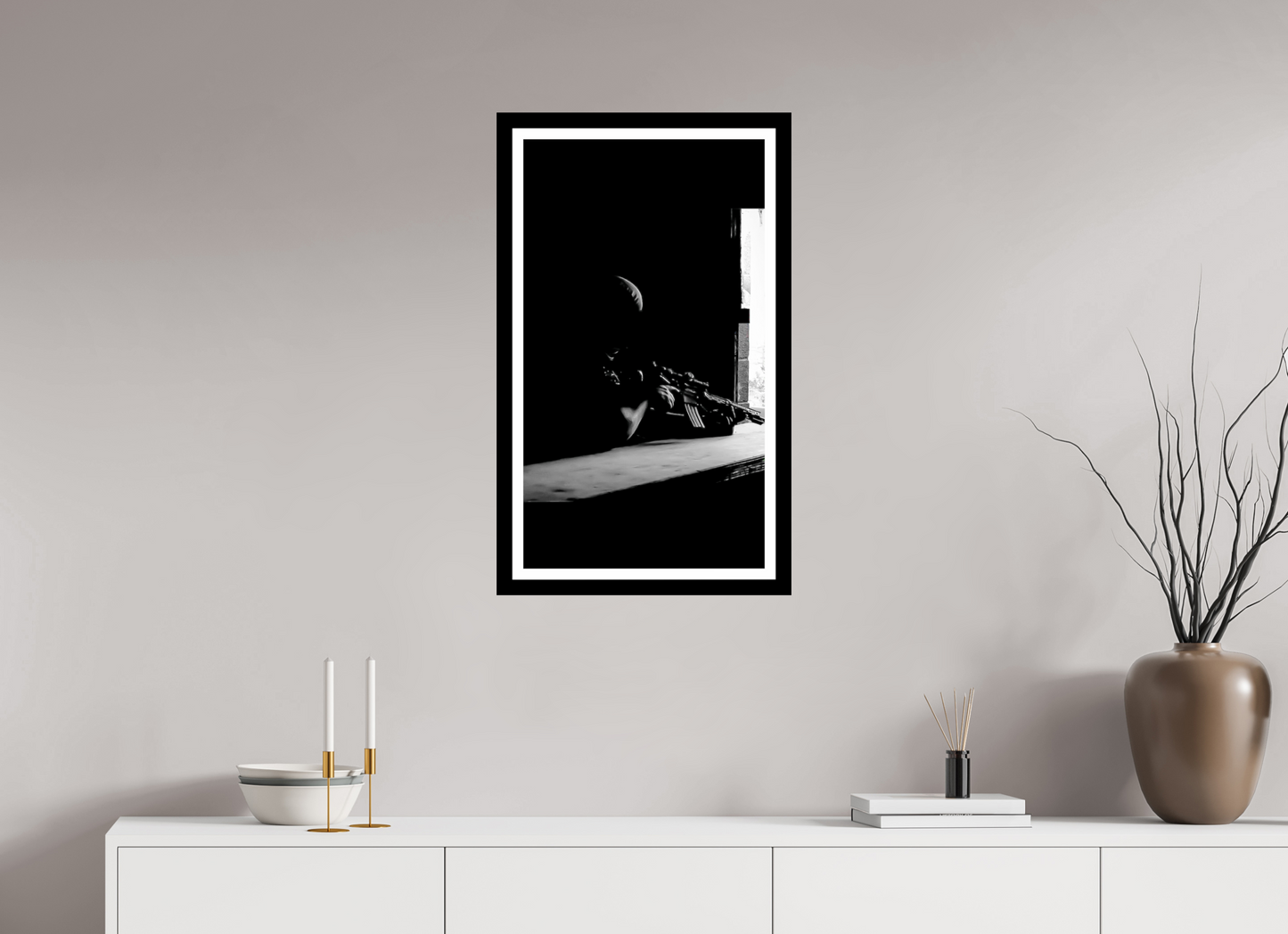 20 x 32.8″, Photo Print On Fuji Crystal DP II Mortality beats a heavy drum
